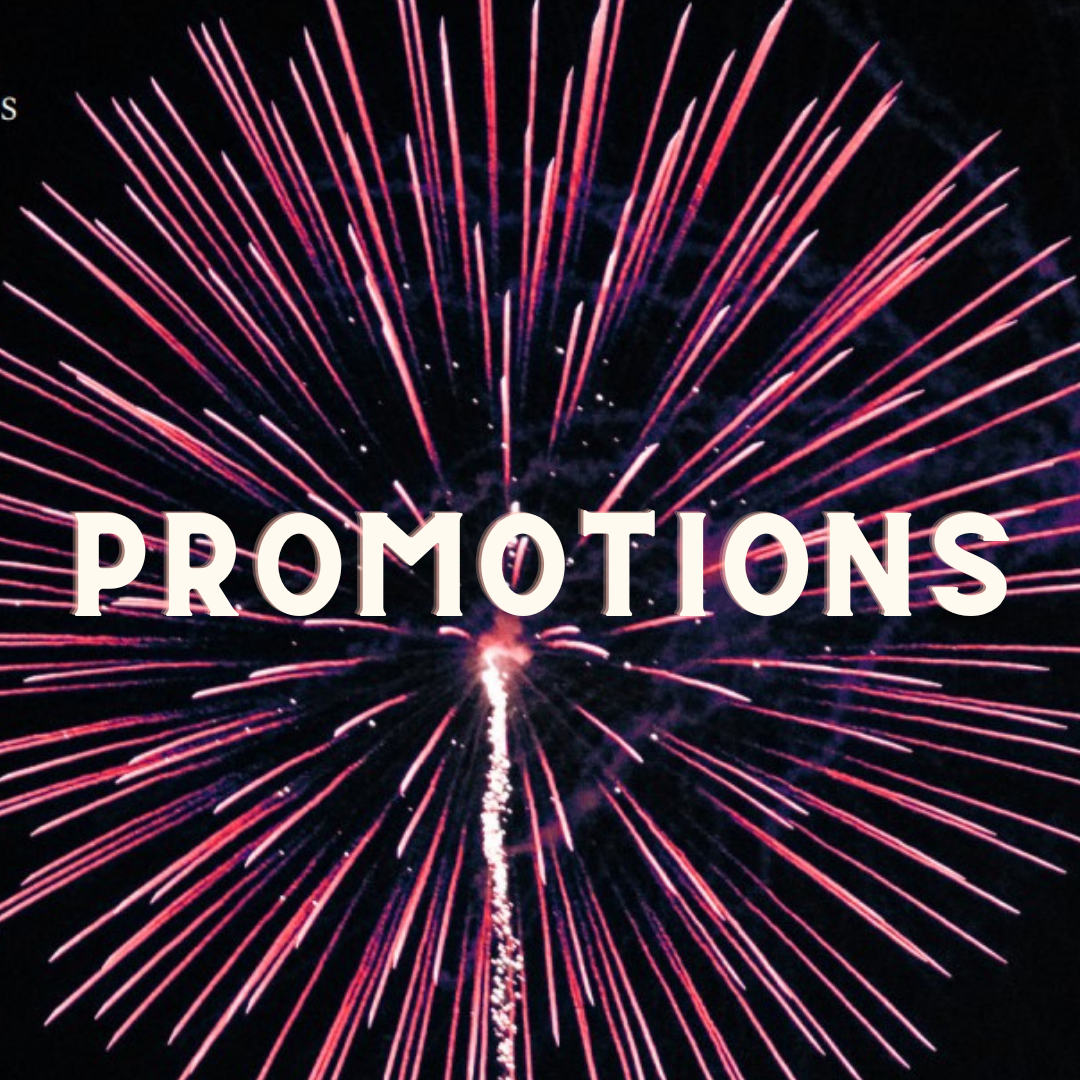 Three Promotions – October 2023