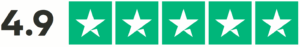4.9 stars Trust Pilot