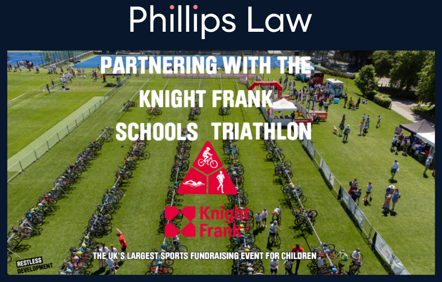 Phillips Law Partnership with Knight Frank Schools Triathlon
