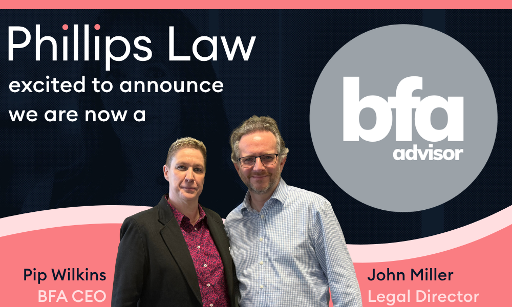 Phillips Law Becomes BFA Advisor Member