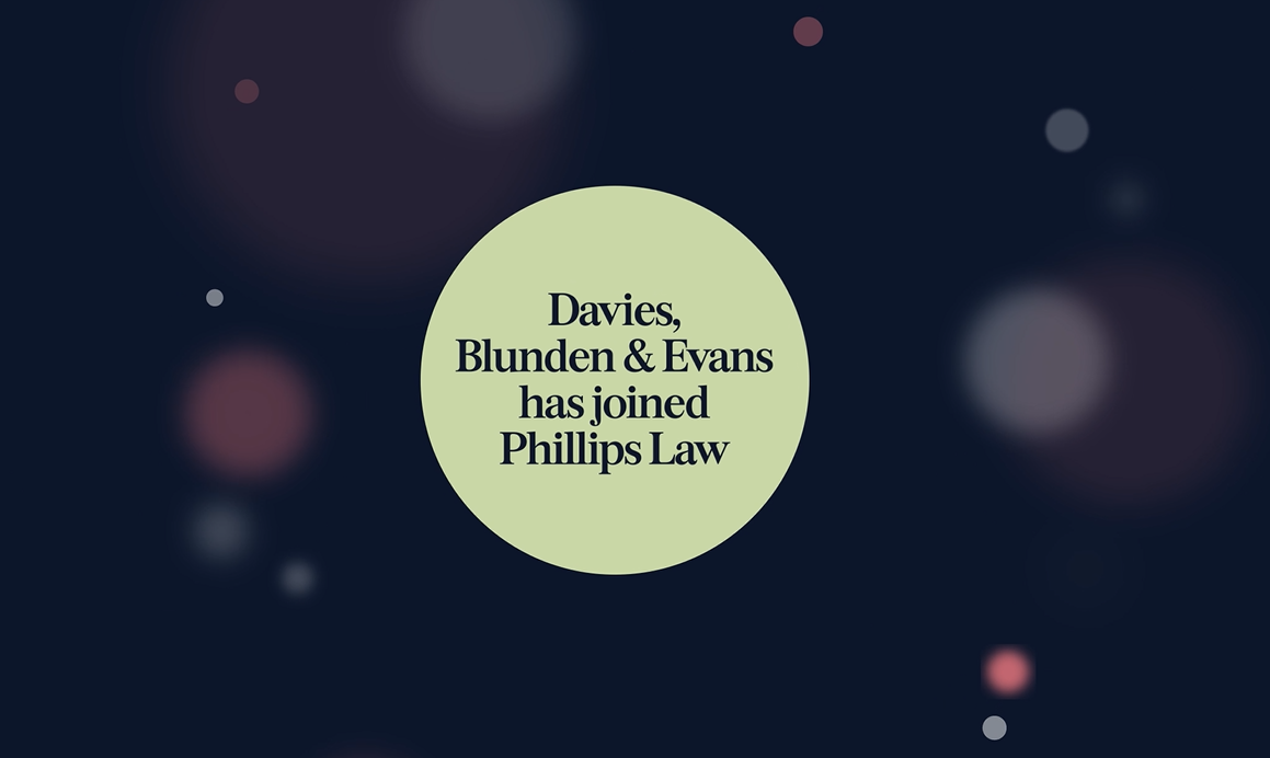 Phillips Law Expands into Farnborough with Davies Blunden & Evans