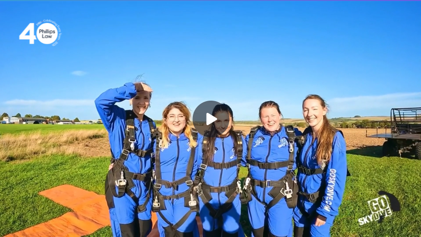Charity Skydive for Victoria’s Promise | Video